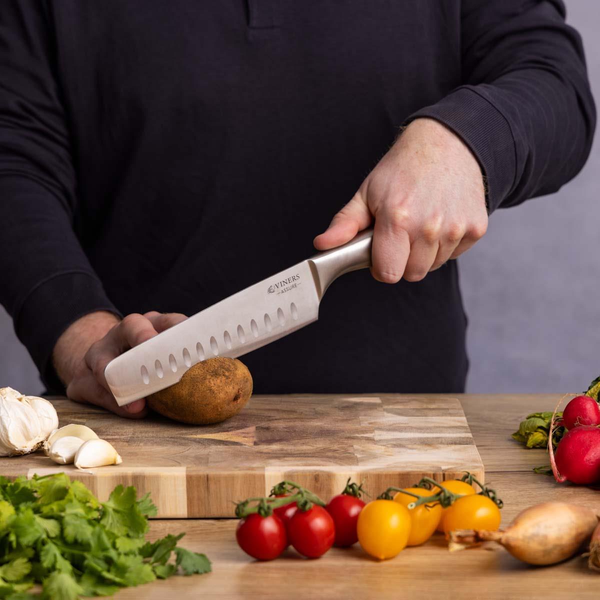 Viners Assure Stainless Steel Santoku Knife