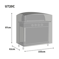 Charcoal Bosmere Ultimate Protector Super Grill Barbecue Cover Size Guide