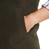 Forest Schoffel Mens Barnsdale Nehru Waistcoat Pocket Detail