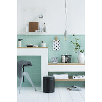 Matt Black Brabantia newIcon Pedal Bin 5 Litre Plastic Bucket Lifestyle