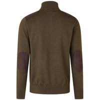Light Pine Seeland Mens Pine Half Zip Sweater BACK