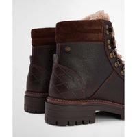 Brown Barbour Womens Bamburgh Hiker Boot Back