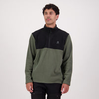 Swanndri Mens High Rock 1/4 Zip Fleece Pullover