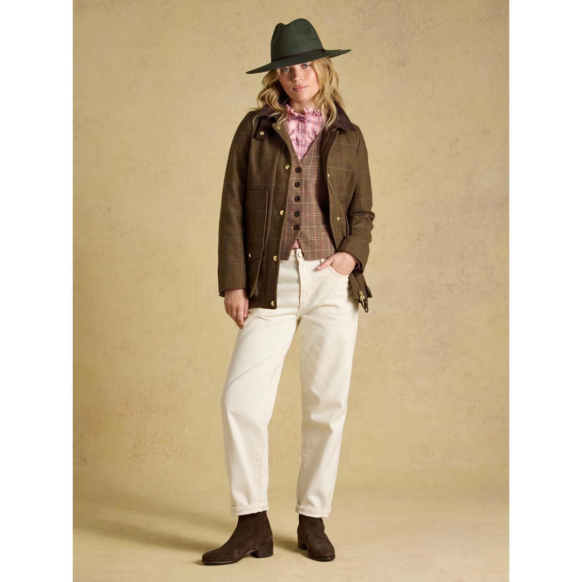 Joules Womens Fieldcoat Tweed Jacket