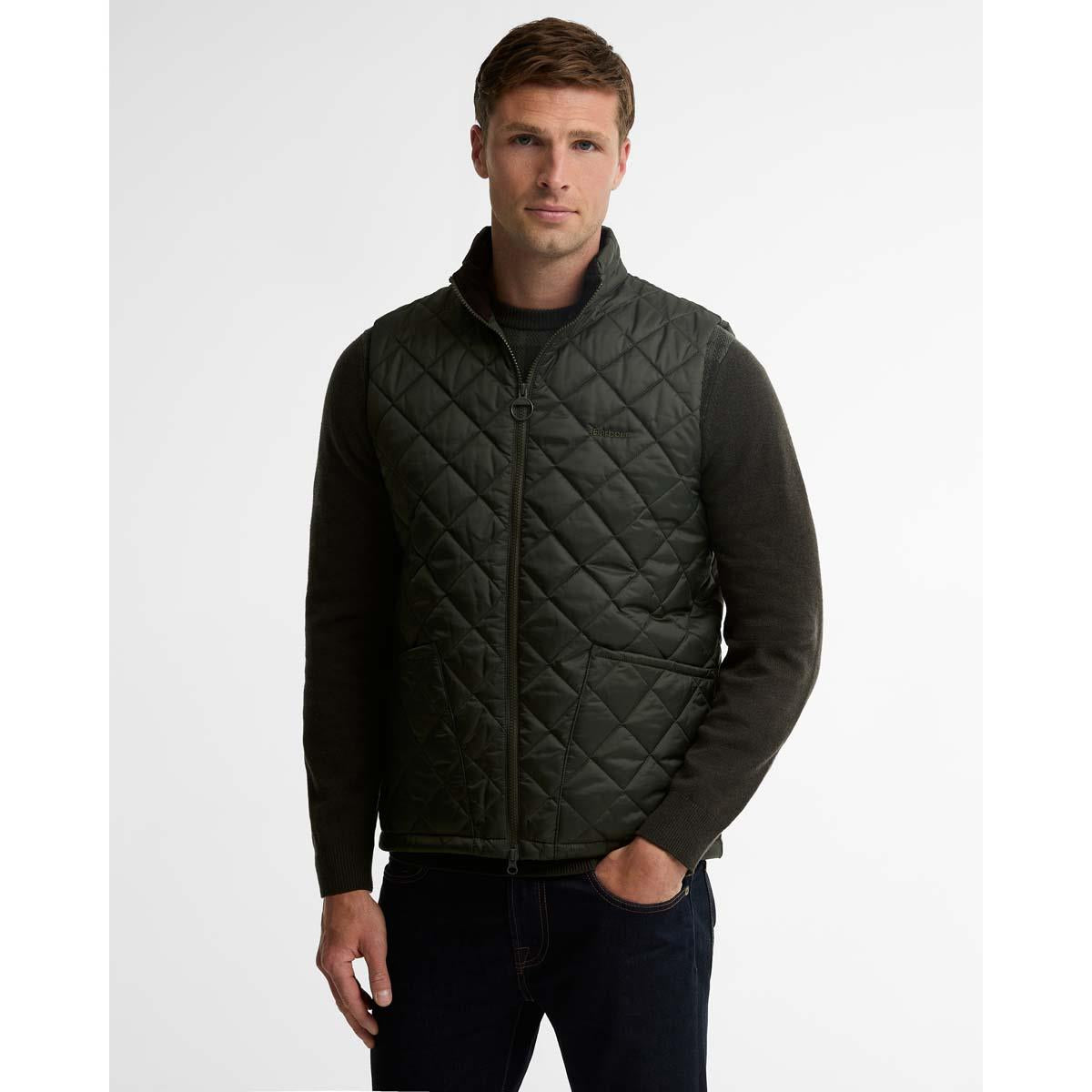 SAGE Barbour Mens Monty Gilet FRONT