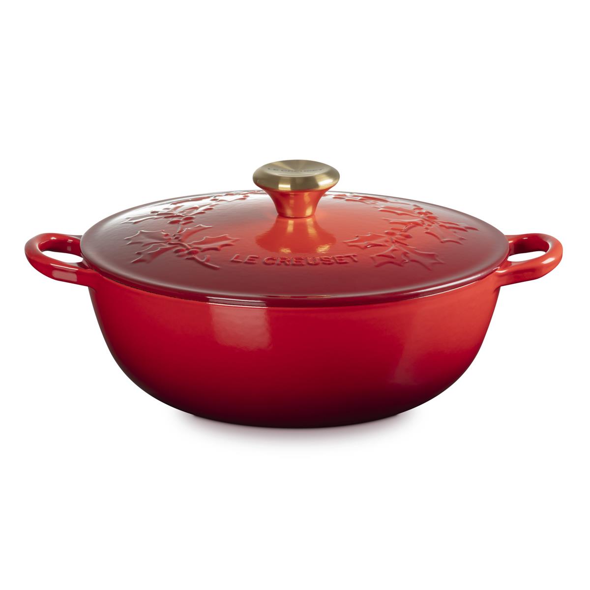 Le Creuset Classic Cast Iron Holly Soup Pot 26cm