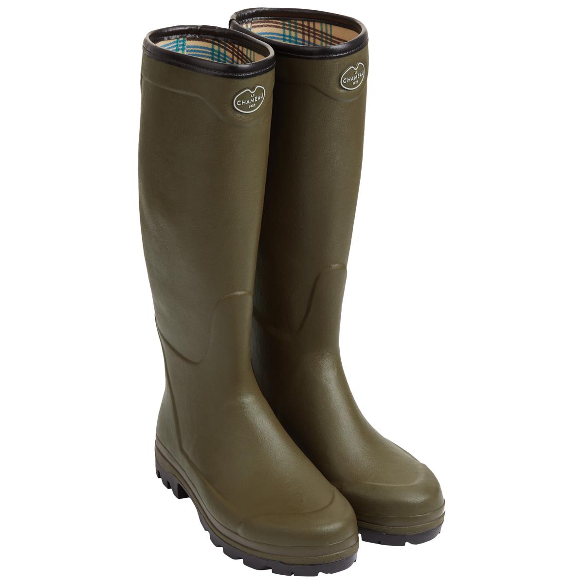 Le Chameau Mens Country XL Jersey Lined Boot