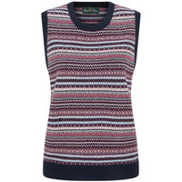 Alan Paine Womens Mae Fair Isle Tank Top