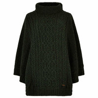 Olive Dubarry Womens Kilronan Merino Knit Poncho