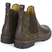Le Chameau Jameson Quilted Chelsea Boot Marron BACK
