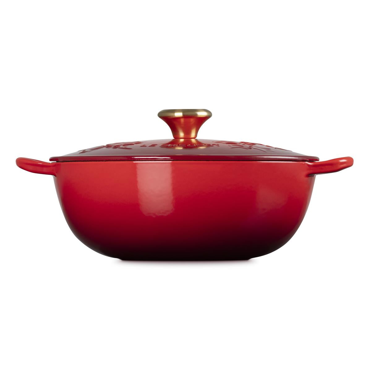 Le Creuset Classic Cast Iron Holly Soup Pot 26cm