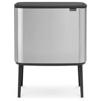 Matt Steel Brabantia Bo Touch Bin 36 Litre