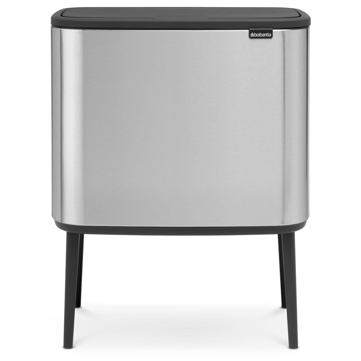 Matt Steel Brabantia Bo Touch Bin 36 Litre