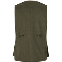 Moss Green Seeland Mens Hillside Waistcoat Rear