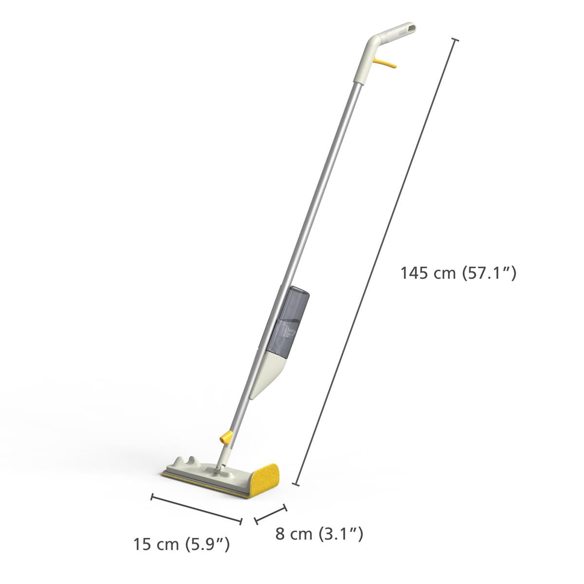 Joseph Joseph CleanTech 2-In-1 Spray Mop Dimensions