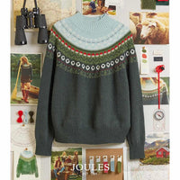 Joules Womens Landscape Fairisle Jumper