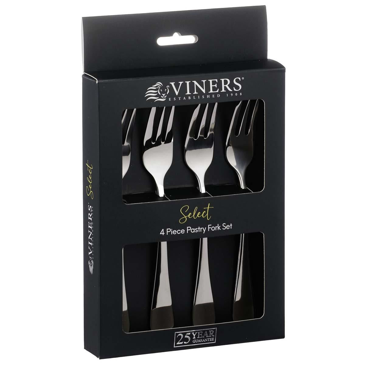 Viner Select 18/0 4 Piece Pastry Forks