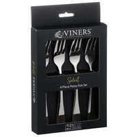 Viner Select 18/0 4 Piece Pastry Forks BOX