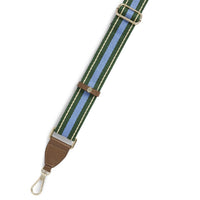Fairfax & Favor Signature Webbing Strap clover green and sky blue