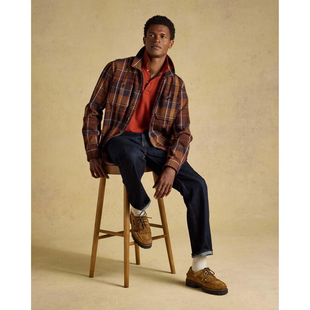 Joules Mens Check Flannel Overshirt