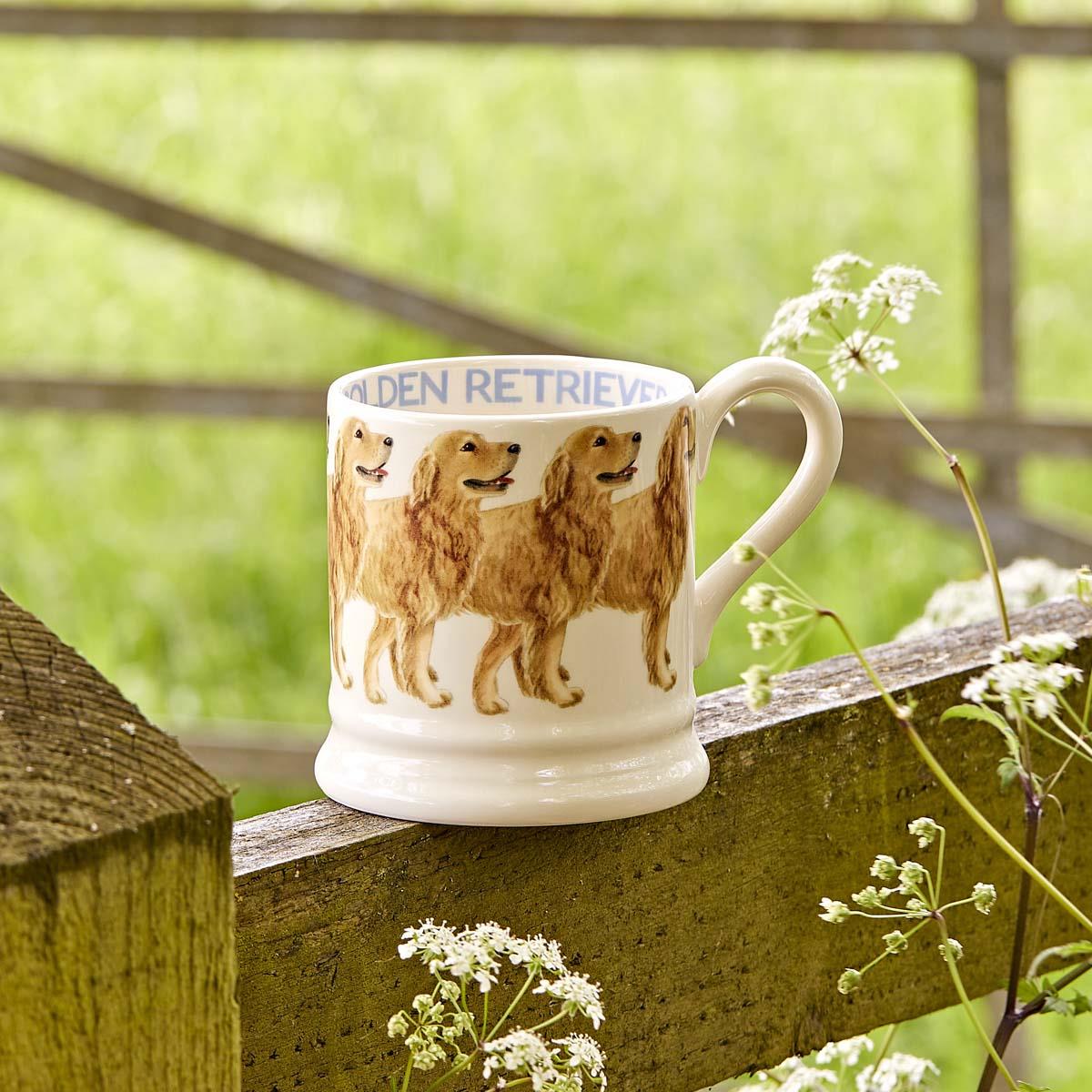 Emma Bridgewater Golden Retriever Half Pint Mug LS