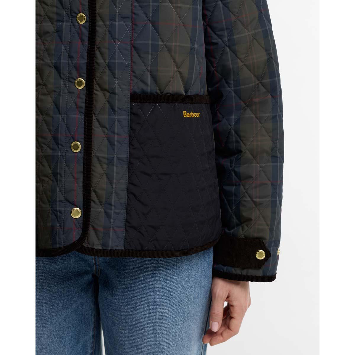 Barbour Womens Ainsdale Checked Quilted Jacket