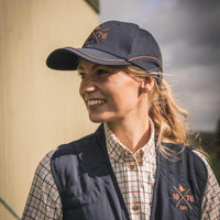 Dark Sapphire Seeland Skeet Cap Limited Edition On Female Model
