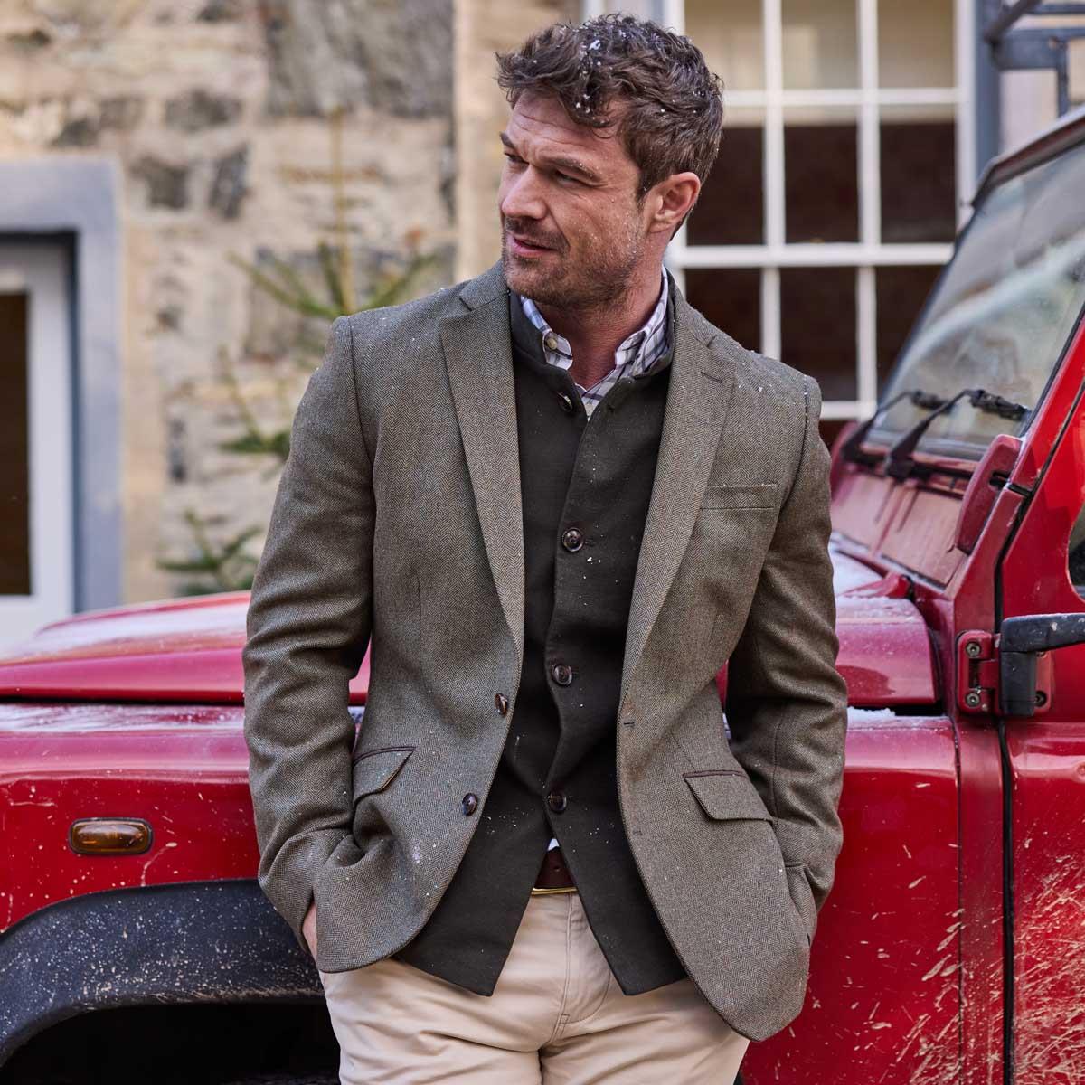 Schoffel Mens Barnsdale Nehru Waistcoat Lifestyle
