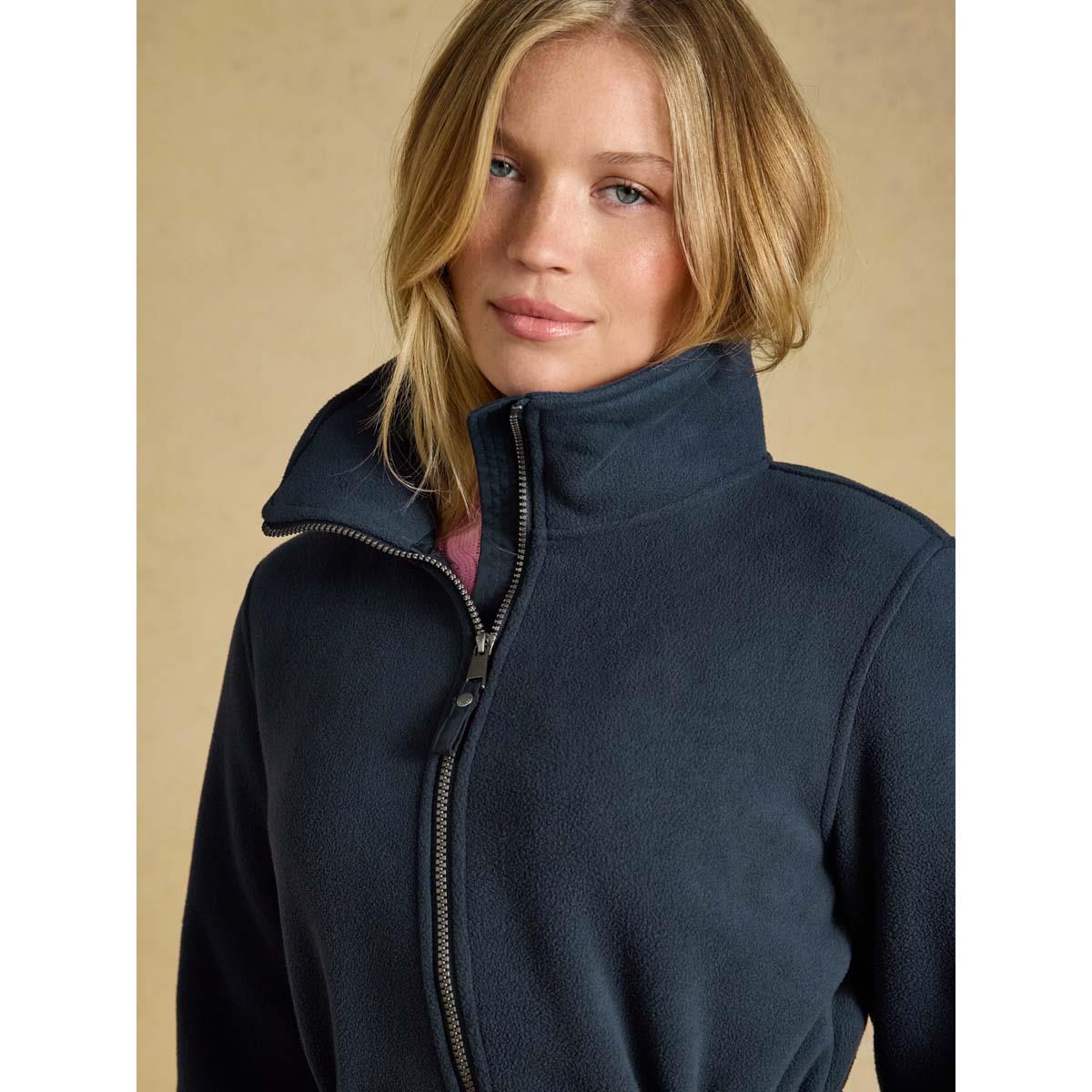 Joules Womens Longline Fleece Jacket