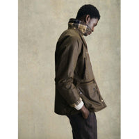 BROWN Barbour Mens Icons Bedale Wax Jacket LS3