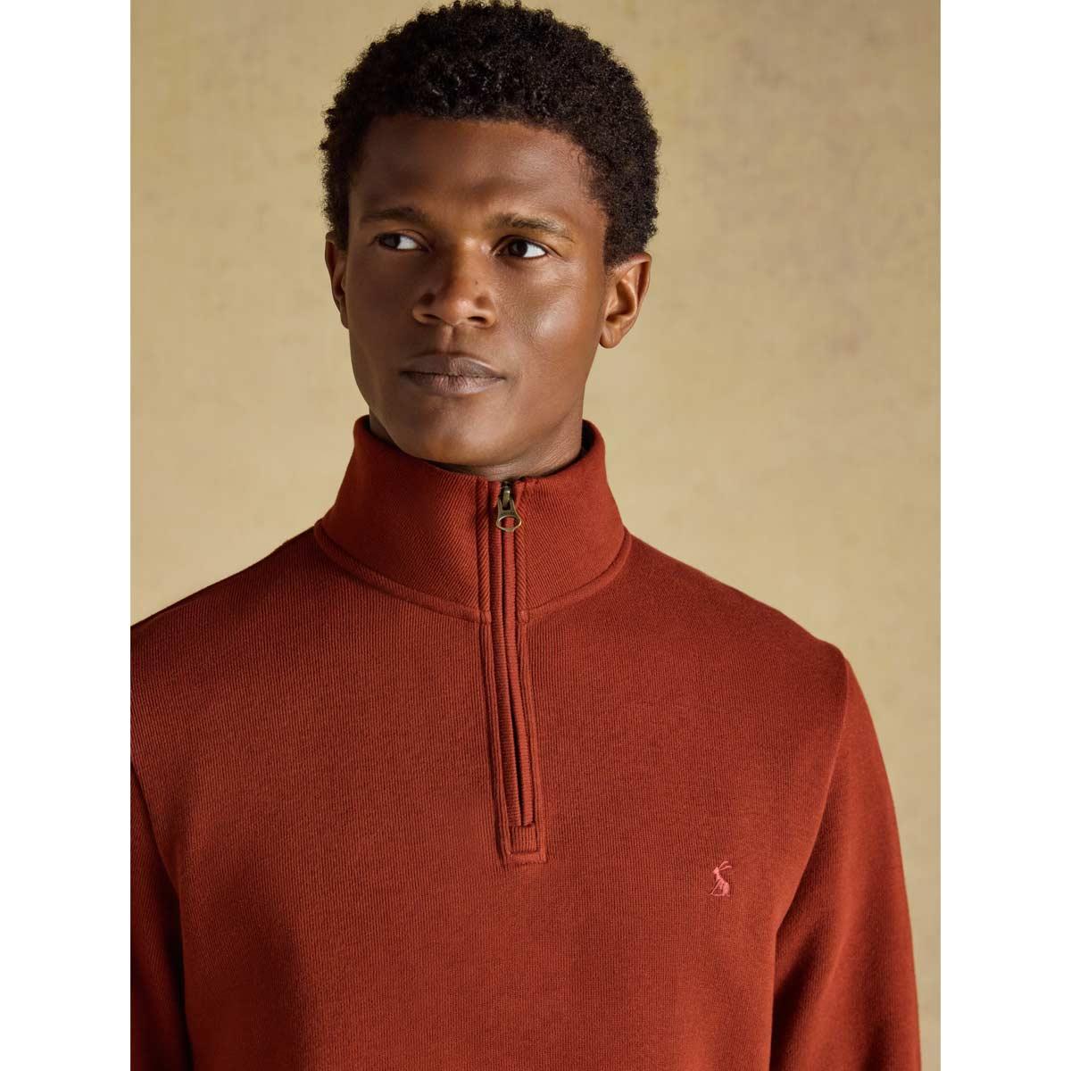 Joules Mens Alistair Zip Neck Sweatshirt