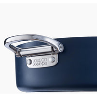 Joseph Joseph Space Folding Handle Ceramic Non-stick Shallow Casserole With Lid Helper Handle