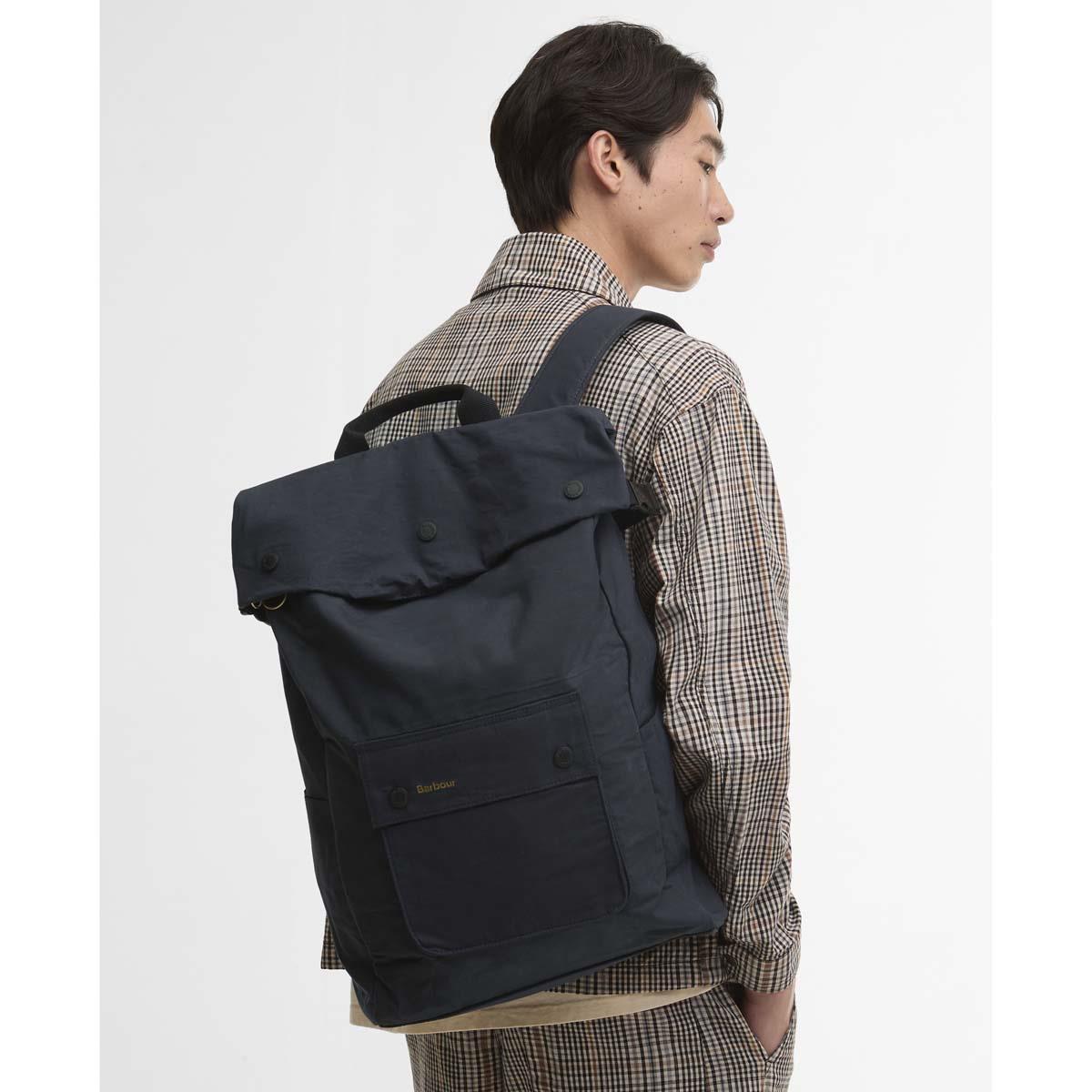 Barbour Transport Foldover Backpack Bag