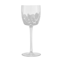 Denby Contemporary Marbled White Wine Glass Set of 2