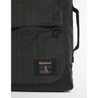 Barbour Field Tartan Wax Backpack