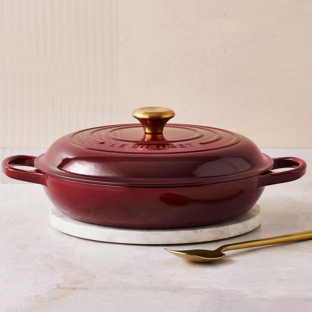 Le Creuset 30cm Cast Iron Shallow Casserole Dish Rhone