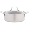 Stellar Zero Stainless Steel Uncoated Casserole 24cm