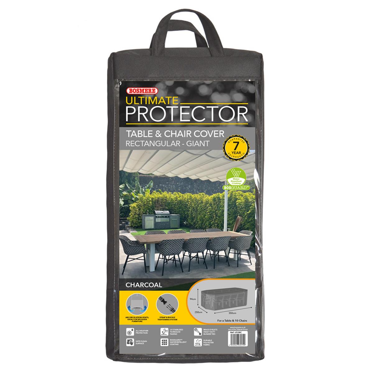 Bosmere Ultimate Protector Rectangular Patio Set
