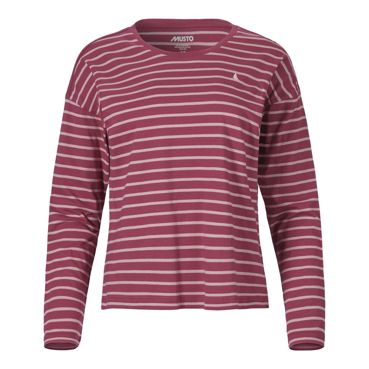 Musto Womens Original Long Sleeve Stripe Tee