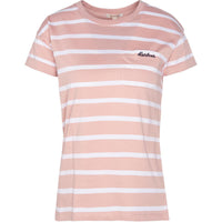 Misty Rose Barbour Womens Otterburn Stripe Tee