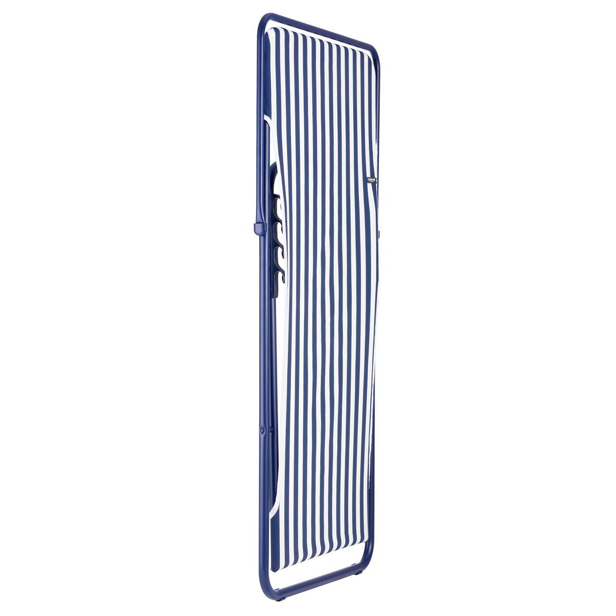 Indigo Lafuma Maxi Transat Airlon Folding Stripe Deck Chair Folded