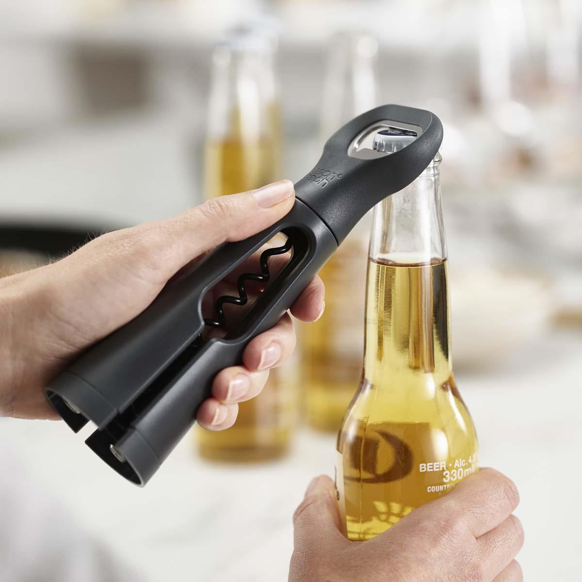 Dark Grey Joseph Joseph BarStar 3-in-1 Corkscrew  LS2