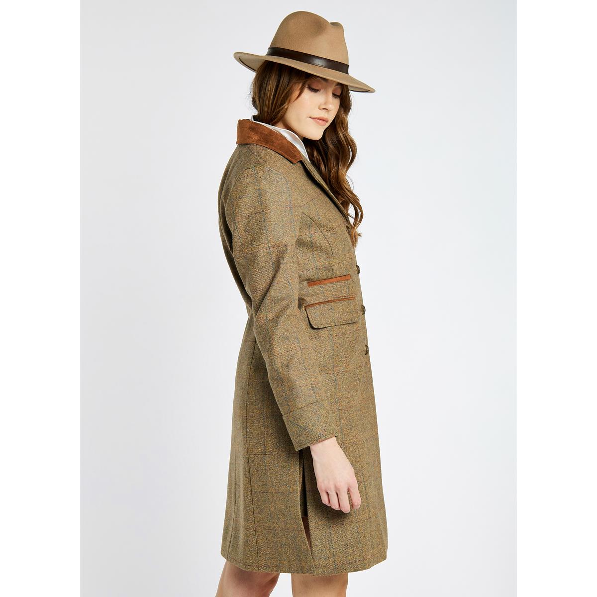 Burren Dubarry Womens Blackthorn Tweed Jacket Back