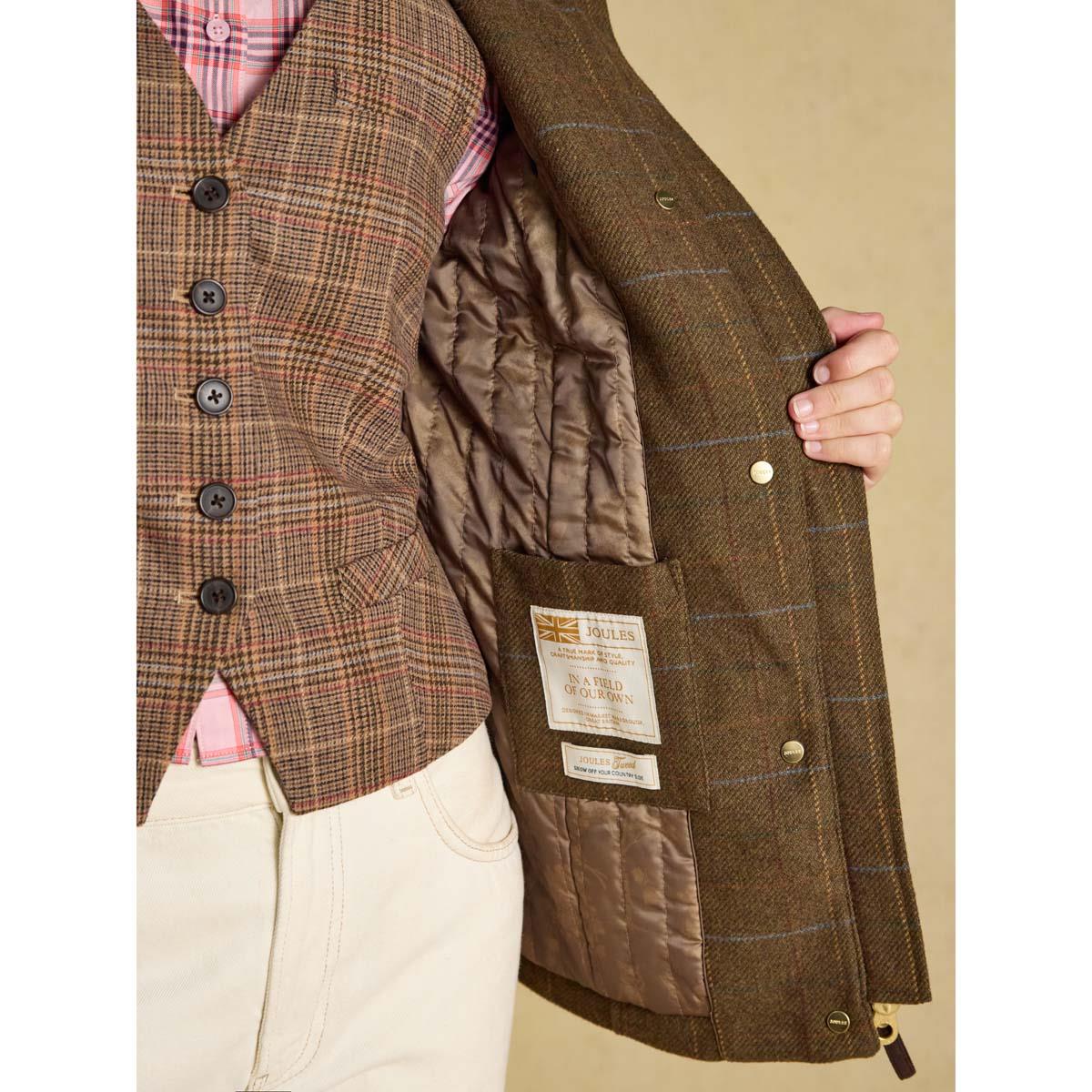 Joules Womens Fieldcoat Tweed Jacket