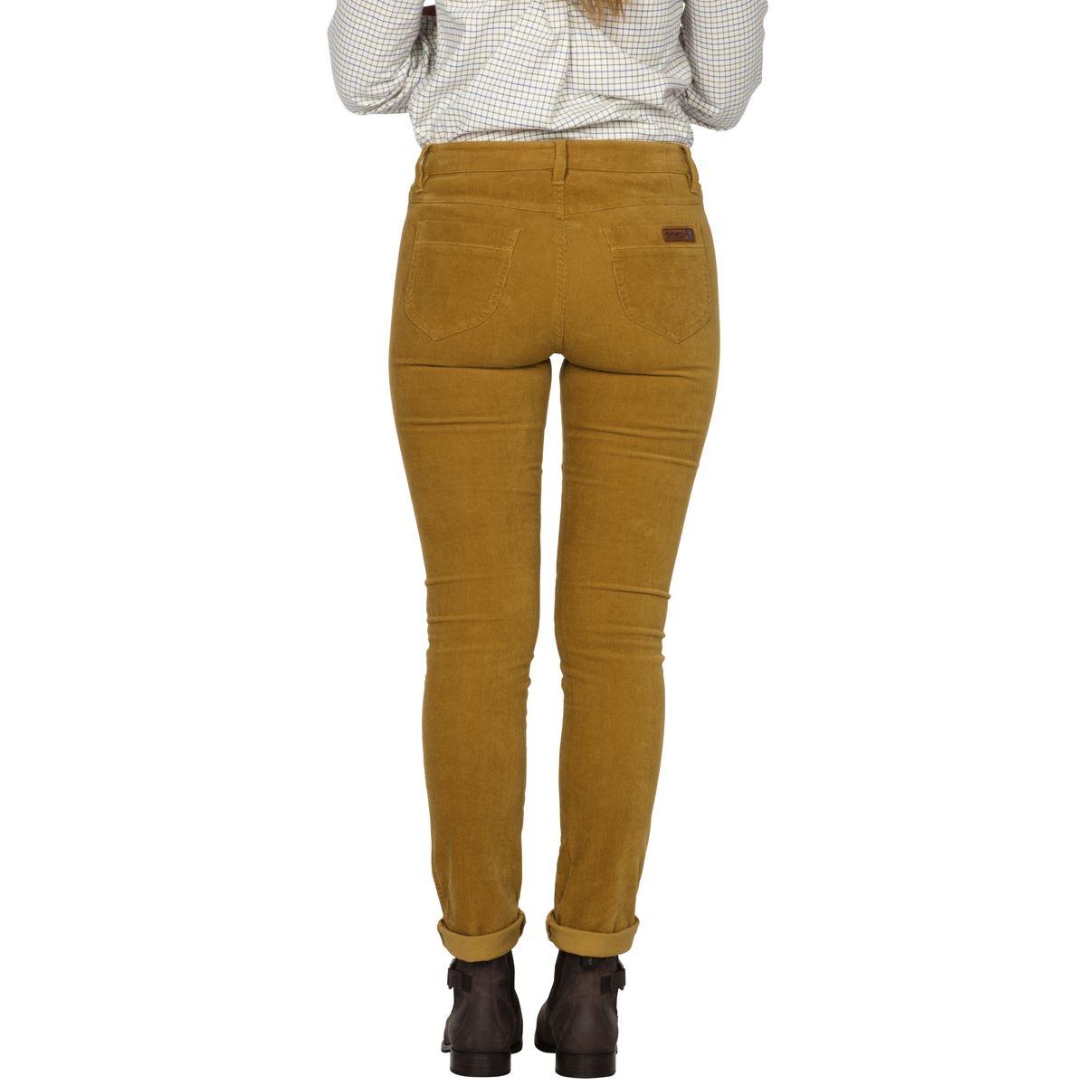 Dubarry Womens Honeysuckle Stretch Pincord Jeans Rear View