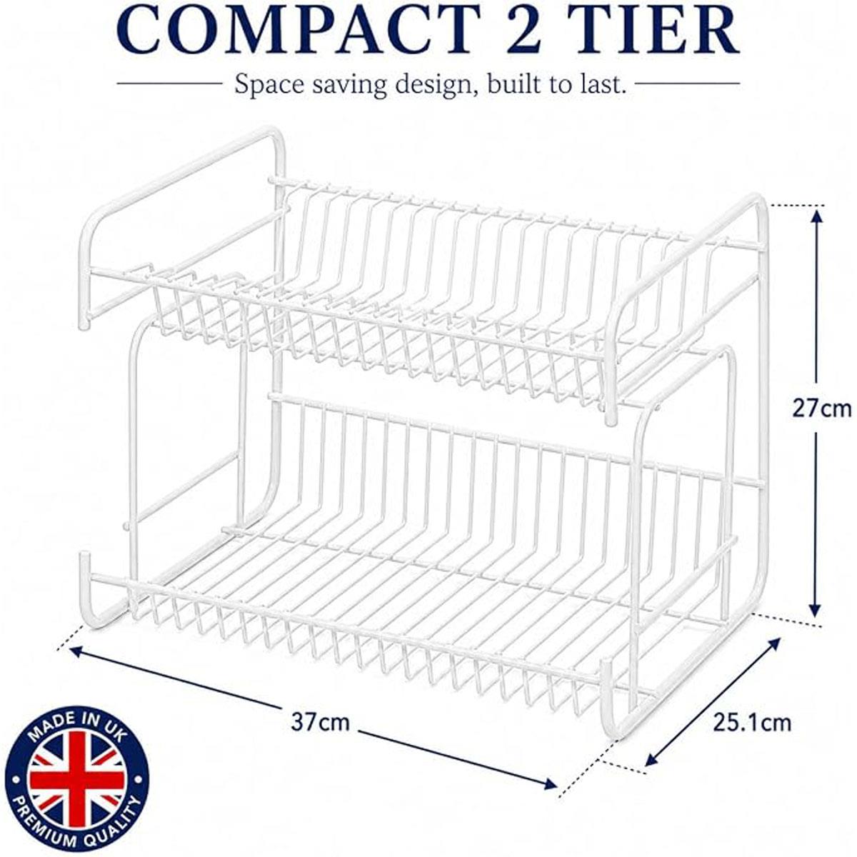 Delfinware 2 Tier Small Plate Rack