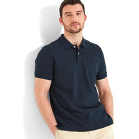 Navy  Schoffel Mens St Ives Polo Shirt FRONT