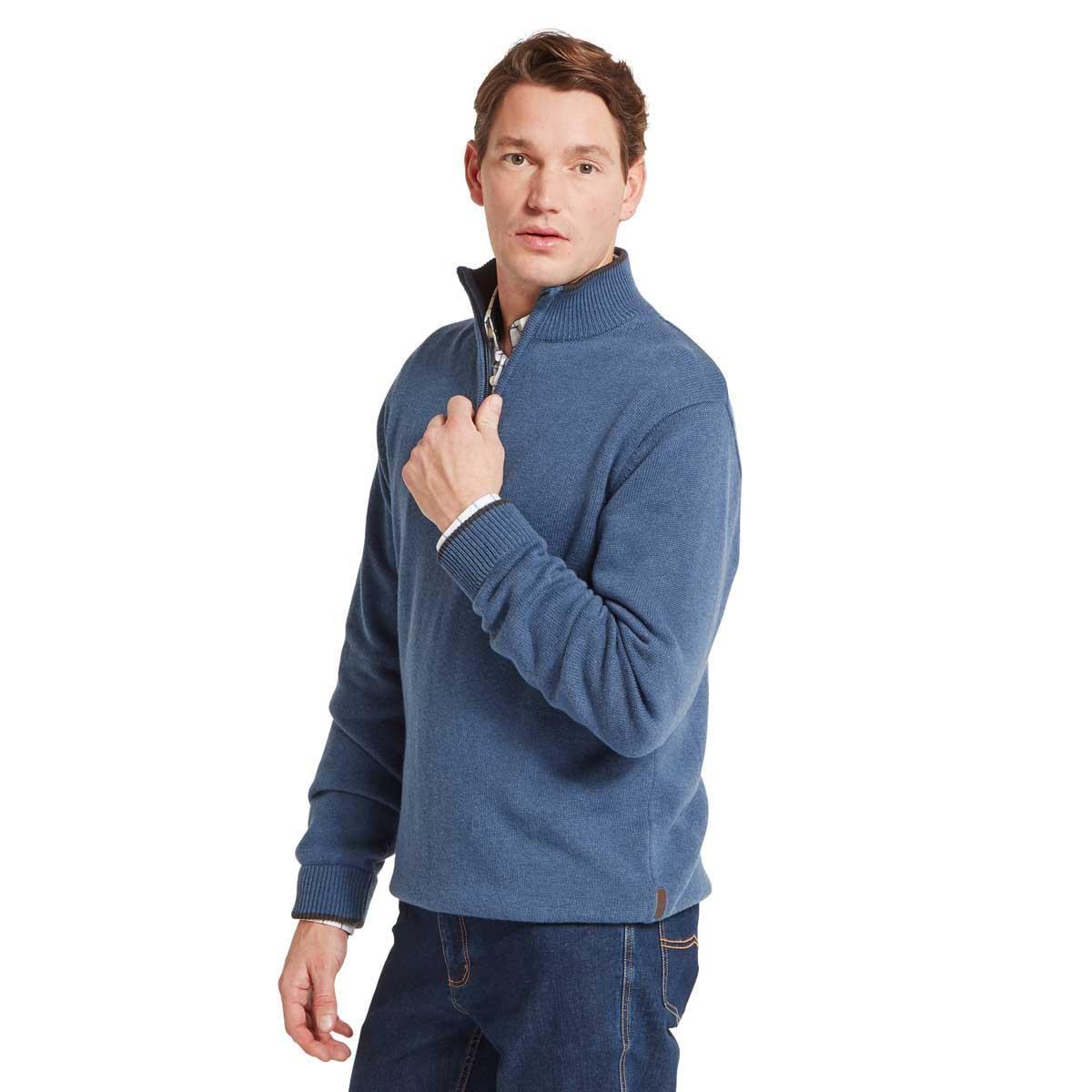 Schoffel Mens Castlebay 1/4 Zip Jumper