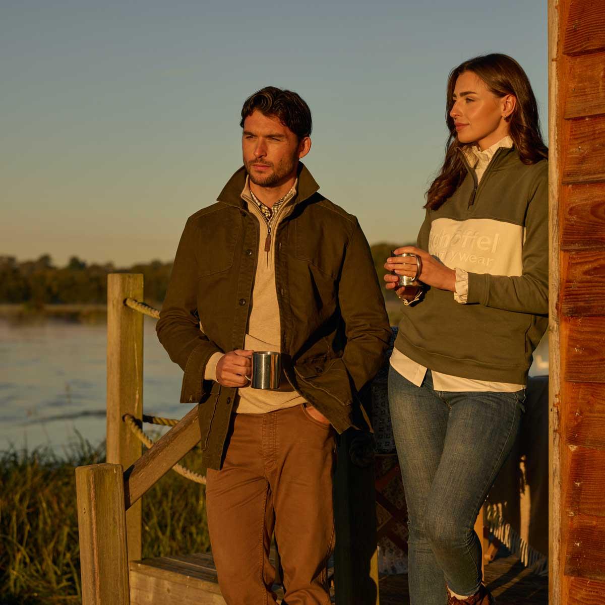 Beetle Green Schoffel Womens St Agnes Sweatshirt Duo