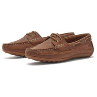 Dark Tan Chatham Womens Cromer Moccasins
